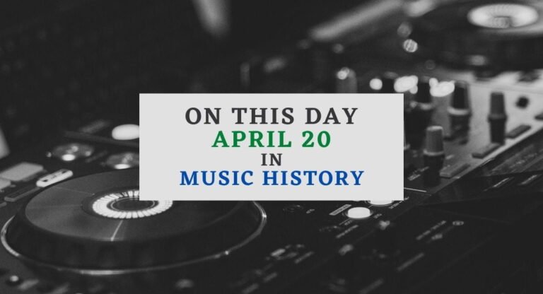 April 20 in music history