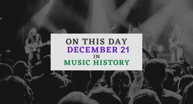 December 21 in music history