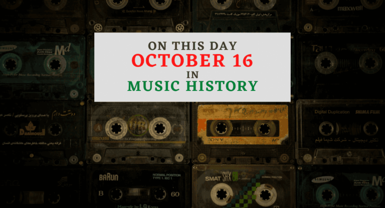 October 16 in music history