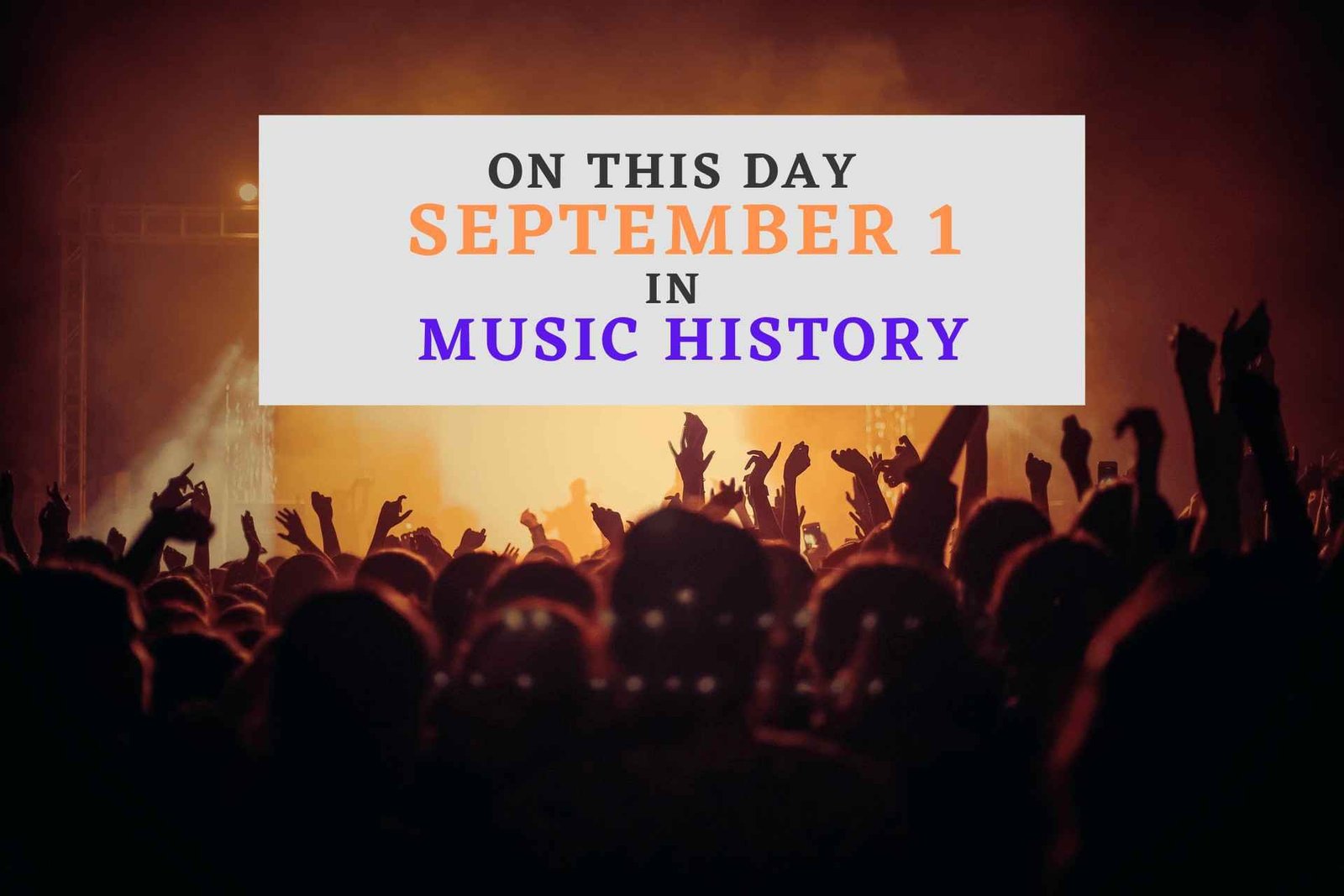 September 1 in music history