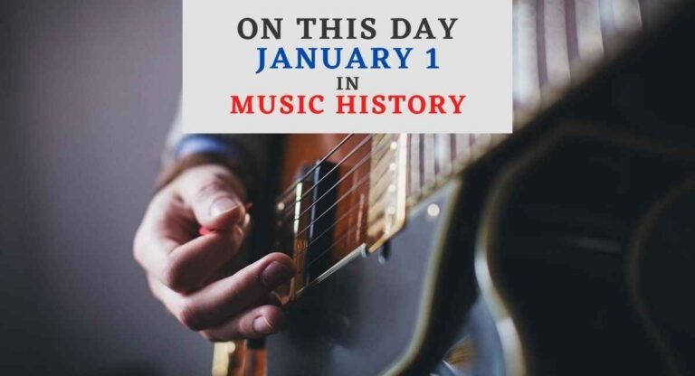 January 1 in music history